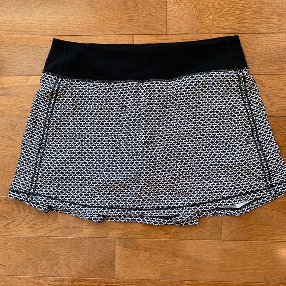 Lululemon Tall Pace Rival Skirt-Monochromic Black - Picture 6 of 14